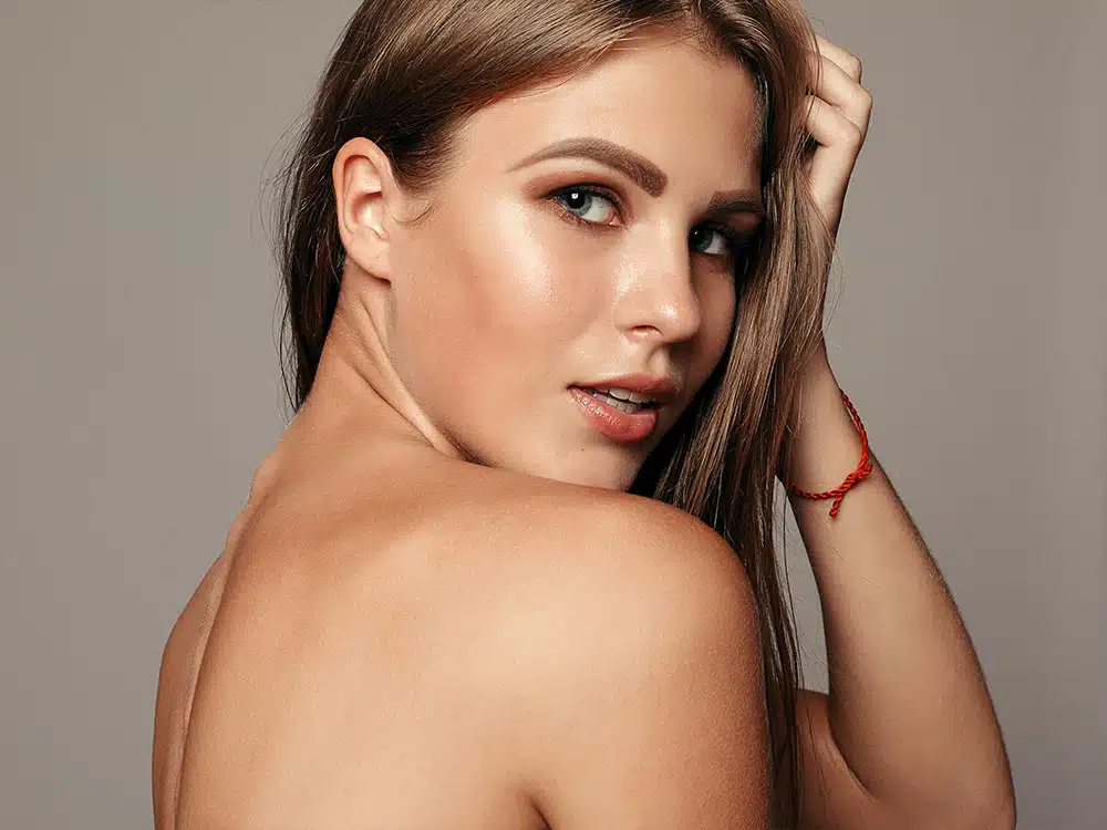 a woman wearing a dress
