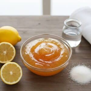 all natural sugar wax with lemons