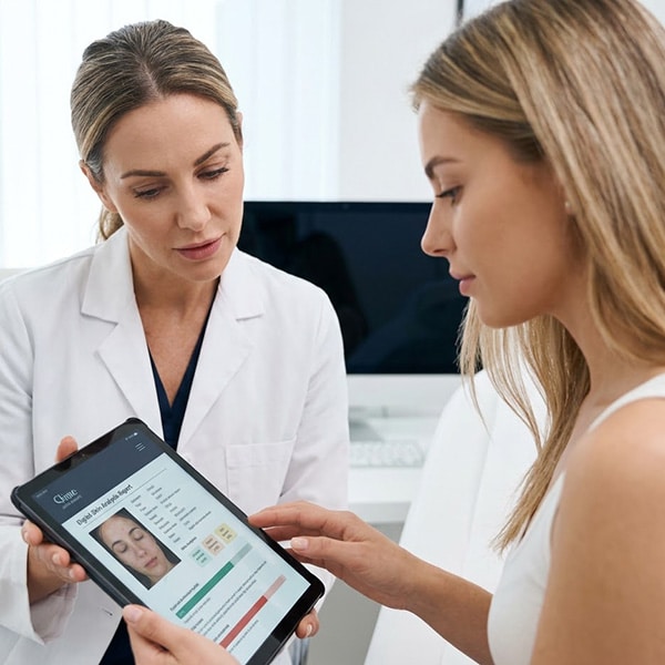 a group of people looking at a laptop