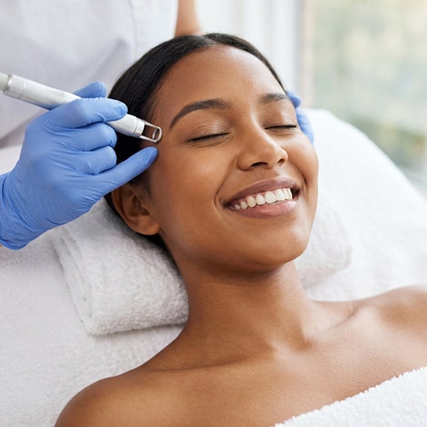 a woman smiling for the camera